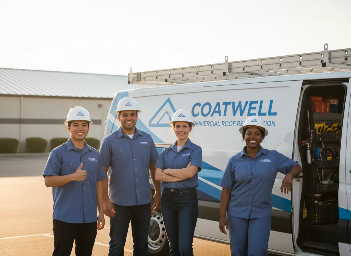 Commercial roof coating company in Kensington, OH