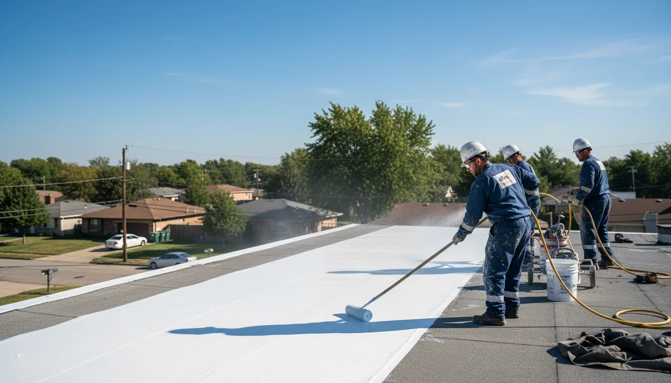 Commercial roof coating in Kensington, OH near me